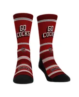 Men's and Women's Rock 'Em Socks South Carolina Gamecocks Team Slogan Crew Socks