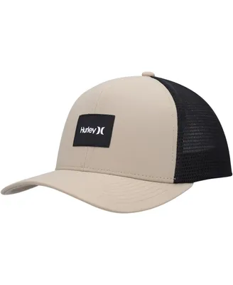 Men's Hurley Khaki Warner Trucker Snapback Hat