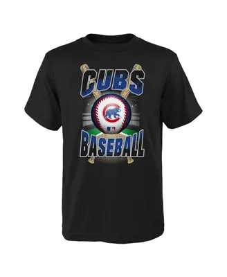 Big Boys and Girls Black Chicago Cubs Special Event T-shirt