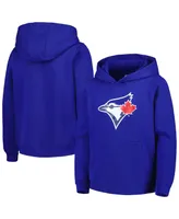 Big Boys and Girls Royal Toronto Blue Jays Team Primary Logo Pullover Hoodie