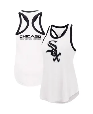 Women's G-iii 4Her by Carl Banks White Chicago White Sox Tater Tank Top