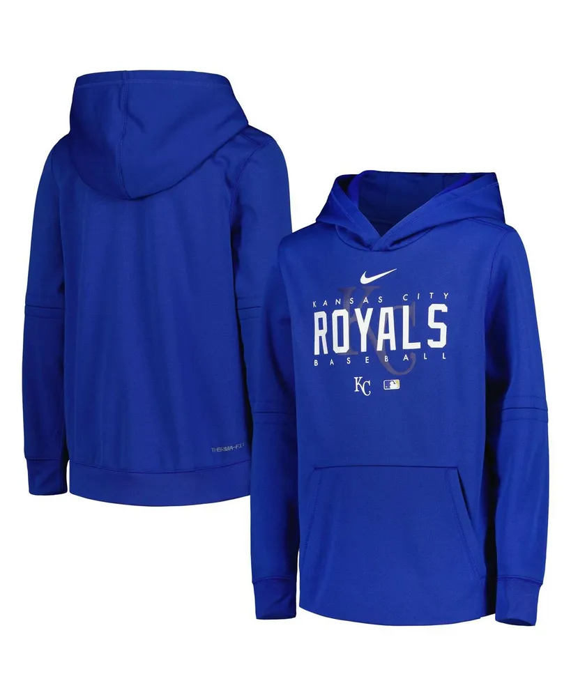 Nike Youth Detroit Tigers Blue Pregame Hoodie - M Each