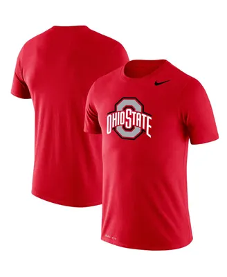 Men's Nike Scarlet Ohio State Buckeyes Big and Tall Legend Primary Logo Performance T-shirt
