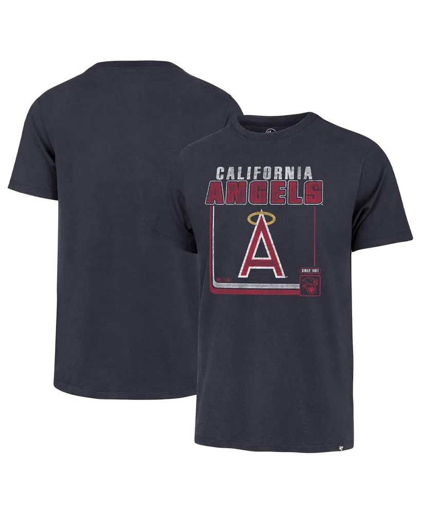 Men's '47 Brand Navy Los Angeles Angels Borderline Franklin T-shirt