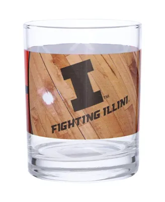 Illinois Fighting Illini 14 Oz Basketball Glass