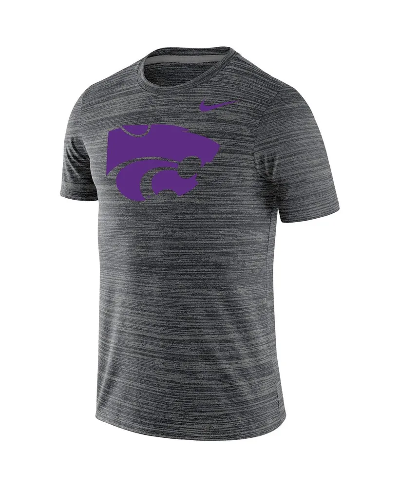 Men's Nike Black Kansas State Wildcats Big and Tall Velocity Performance T-shirt