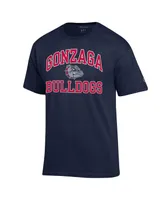 Men's Champion Navy Gonzaga Bulldogs High Motor T-shirt