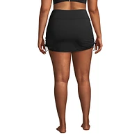 Lands' End Plus Tummy Control Adjustable Swim Skirt Bottoms