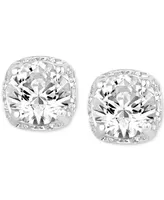 Diamond Halo Stud Earrings (2 ct. t.w.) in 14k White Gold