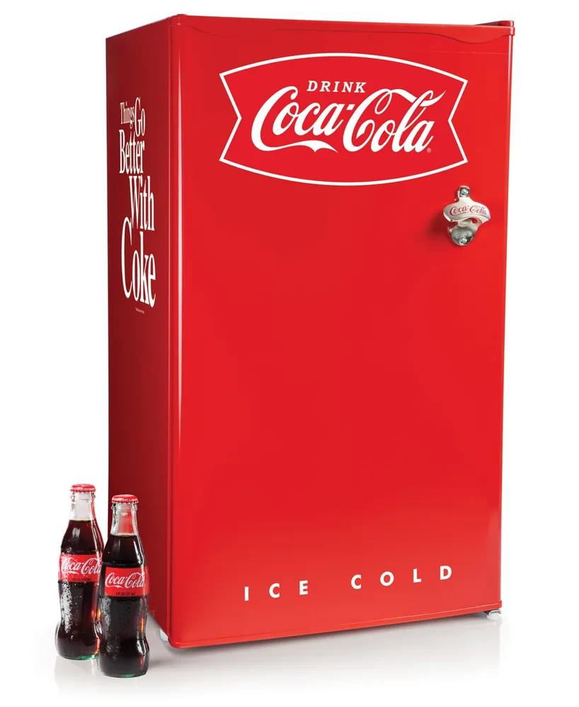 Coca-Cola 3.2 Cubic Feet Refrigerator with Freezer