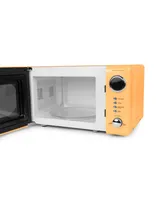 Nostalgia Retro 0.7 Cubic Foot 700 Watt Countertop Microwave Oven