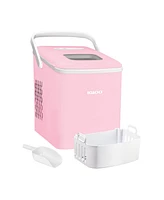 Igloo 26 Pound Automatic Self-Cleaning Portable Countertop Ice Maker Machine with Handle Igliceb26Hnpk