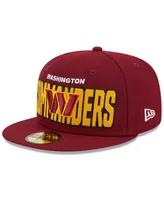 Men's New Era Burgundy Washington Commanders 2023 Nfl Draft 59FIFTY Fitted Hat