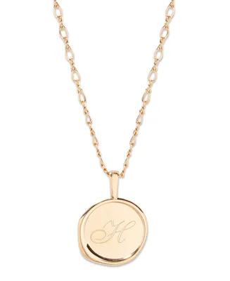 brook & york 14K Gold-Plated Sadie Personalized Initial Pendant