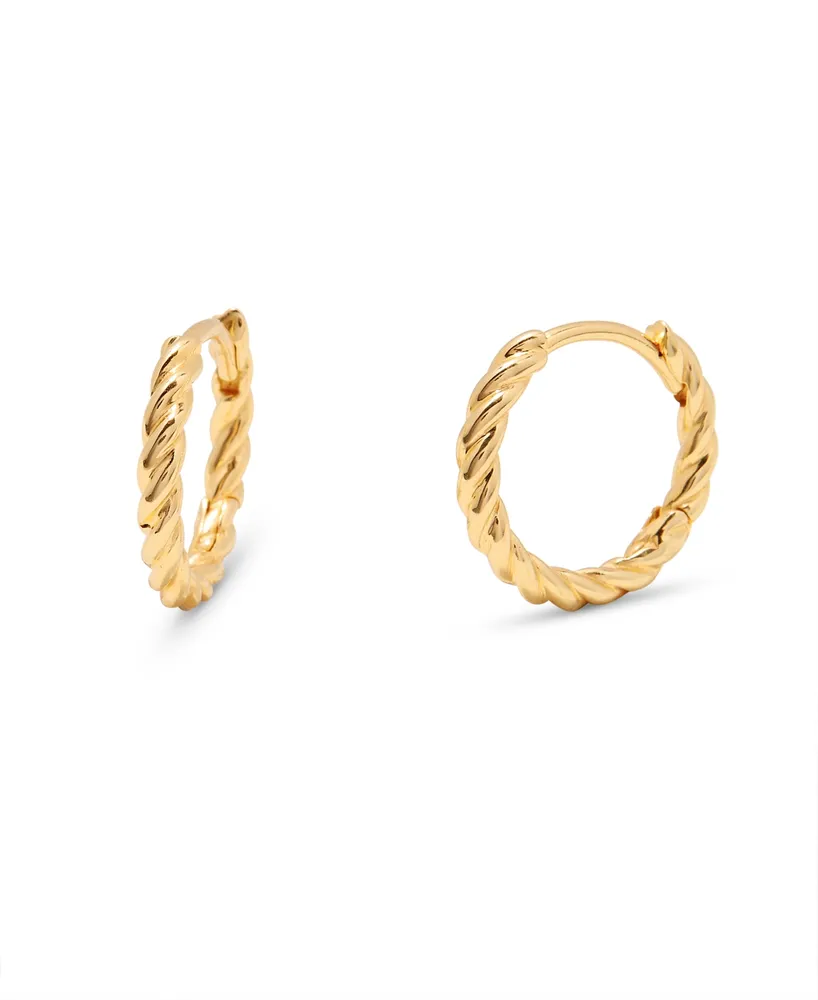 brook & york 14K Gold-Plated Vermeil Lottie Hoops