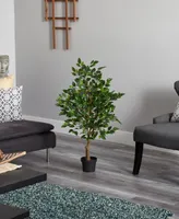 Nearly Natural 39" Ficus Artificial Tree