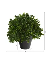 Nearly Natural Boxwood Topiary Artificial Plant, Indoor and Outdoor