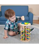 Kaplan Early Learning Wooden Spiral Hammer Tower