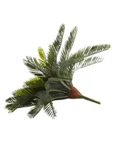 Nearly Natural 13" Cycas Artificial Plant, Set of 2