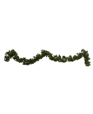 Nearly Natural 6' Boxwood Artificial Garland, Set of 4