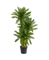 Nearly Natural Triple Potted Cycas Artificial Plant