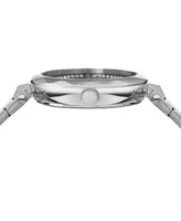 Versus by Versace Women's Covent Garden Silver-tone Stainless Steel Bracelet Watch 36mm