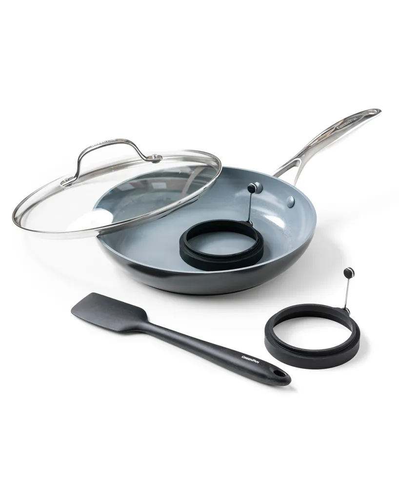 GreenPan Valencia Pro Healthy Ceramic Nonstick 8, 9.5 & 11 Frypan Set -  Macy's