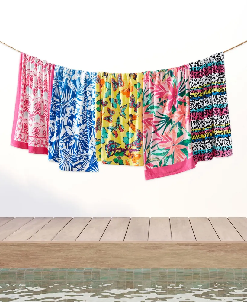 Jessica Simpson Venice Cotton Beach Towel, 36" x 68"