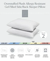 Ella Jayne Signature Plush Allergy-Resistant Firm Density Side/Back Sleeper Down Alternative -Pack Pillow