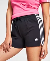 adidas Women's Pacer 3-Stripes Knit Shorts