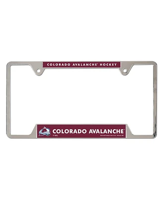 Wincraft Colorado Avalanche Chrome Plated Metal License Plate Frame