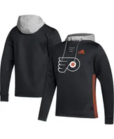 Men's adidas Black Philadelphia Flyers Skate Lace Team Pullover Hoodie