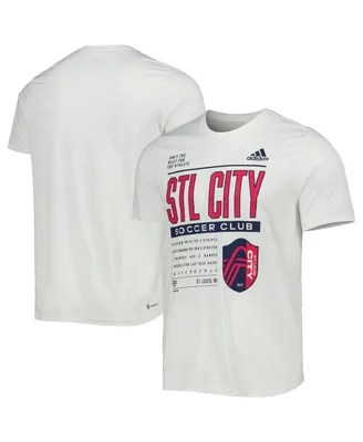 Men's adidas White St. Louis City Sc Club Dna Performance T-shirt