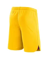 Men's Nike Yellow Barcelona Stadium Fourth Performance Replica Shorts