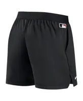 Women's Nike Black Cincinnati Reds Authentic Collection Team Performance Shorts