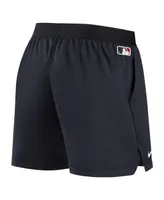 Women's Nike Navy Cleveland Guardians Authentic Collection Team Performance Shorts