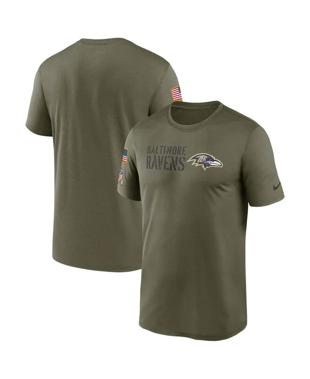 Men's Nike Odafe Oweh Olive Baltimore Ravens 2022 Salute to Service Limited Jersey Size: Small