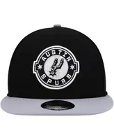 Men's New Era Black, Silver Austin Spurs 2022-23 Nba G League Draft 9FIFTY Snapback Hat