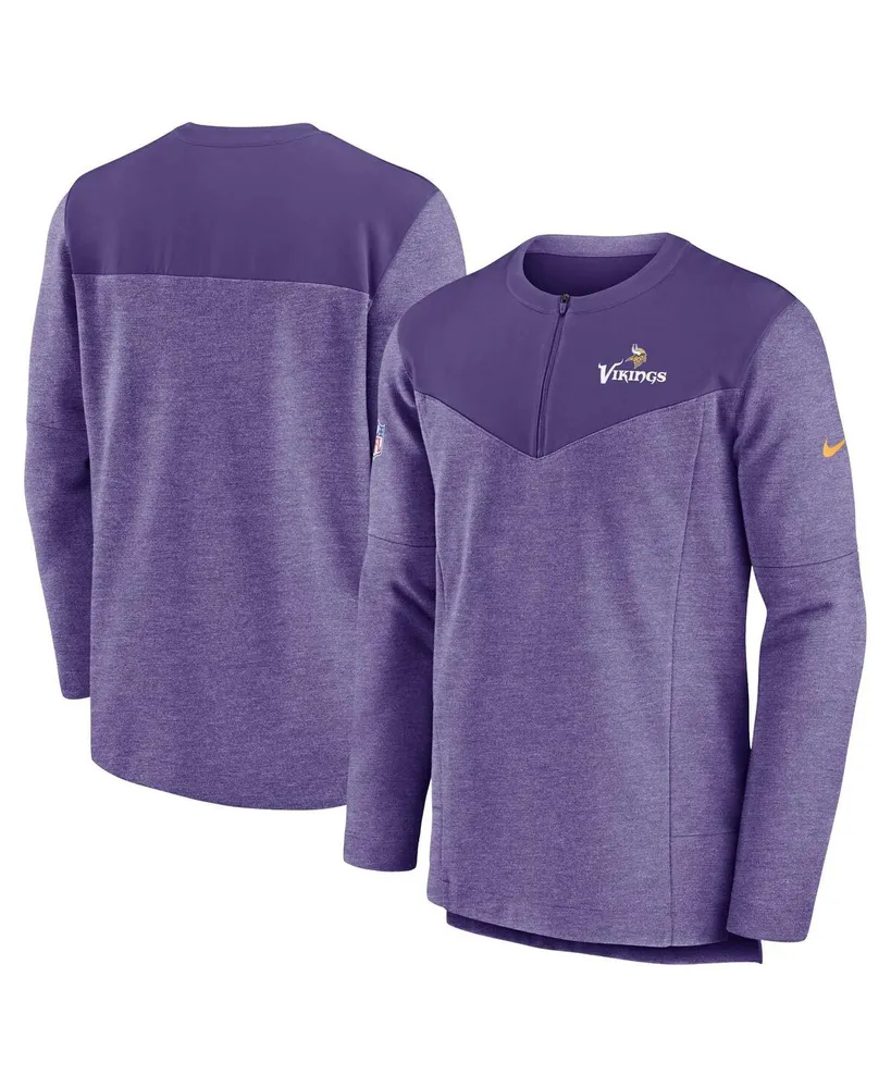 Minnesota Vikings Nike Sideline Lockup Performance Long Sleeve T-Shirt -  Black