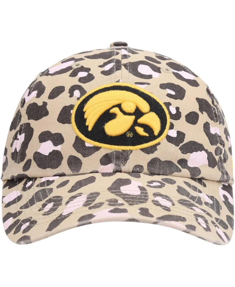 Women's '47 Brand Khaki Iowa Hawkeyes Bagheera Clean Up Adjustable Hat