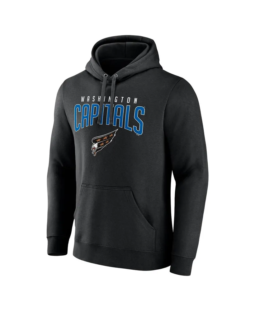 Men's Fanatics Black Washington Capitals Special Edition 2.0 Wordmark Pullover Hoodie