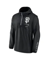 Men's Nike Black San Francisco Giants Night Game Half-Zip Hoodie