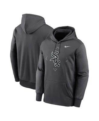 Men's Nike Anthracite Chicago White Sox Bracket Icon Performance Pullover Hoodie