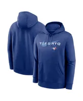 Men's Nike Royal Toronto Blue Jays Swoosh NeighborHOOD Pullover Hoodie