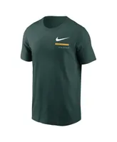 Men's Nike Green Oakland Athletics Over the Shoulder T-shirt