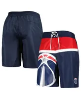 Men's G-iii Sports by Carl Banks Navy Washington Wizards Sea Wind Swim Trunks