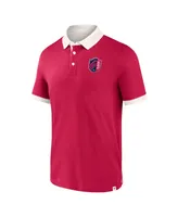 Men's Fanatics Red St. Louis City Sc Second Period Polo Shirt