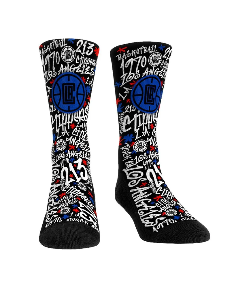 Men's and Women's Rock 'Em Socks La Clippers Graffiti Crew