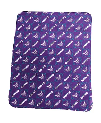 Charlotte Hornets 60'' x 50'' Repeating Pattern Fleece Throw Blanket