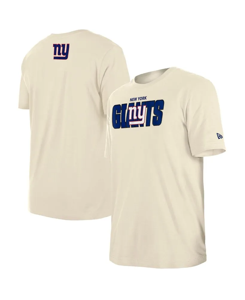 New York Giants New Era Throwback Raglan Long Sleeve T-Shirt - Royal